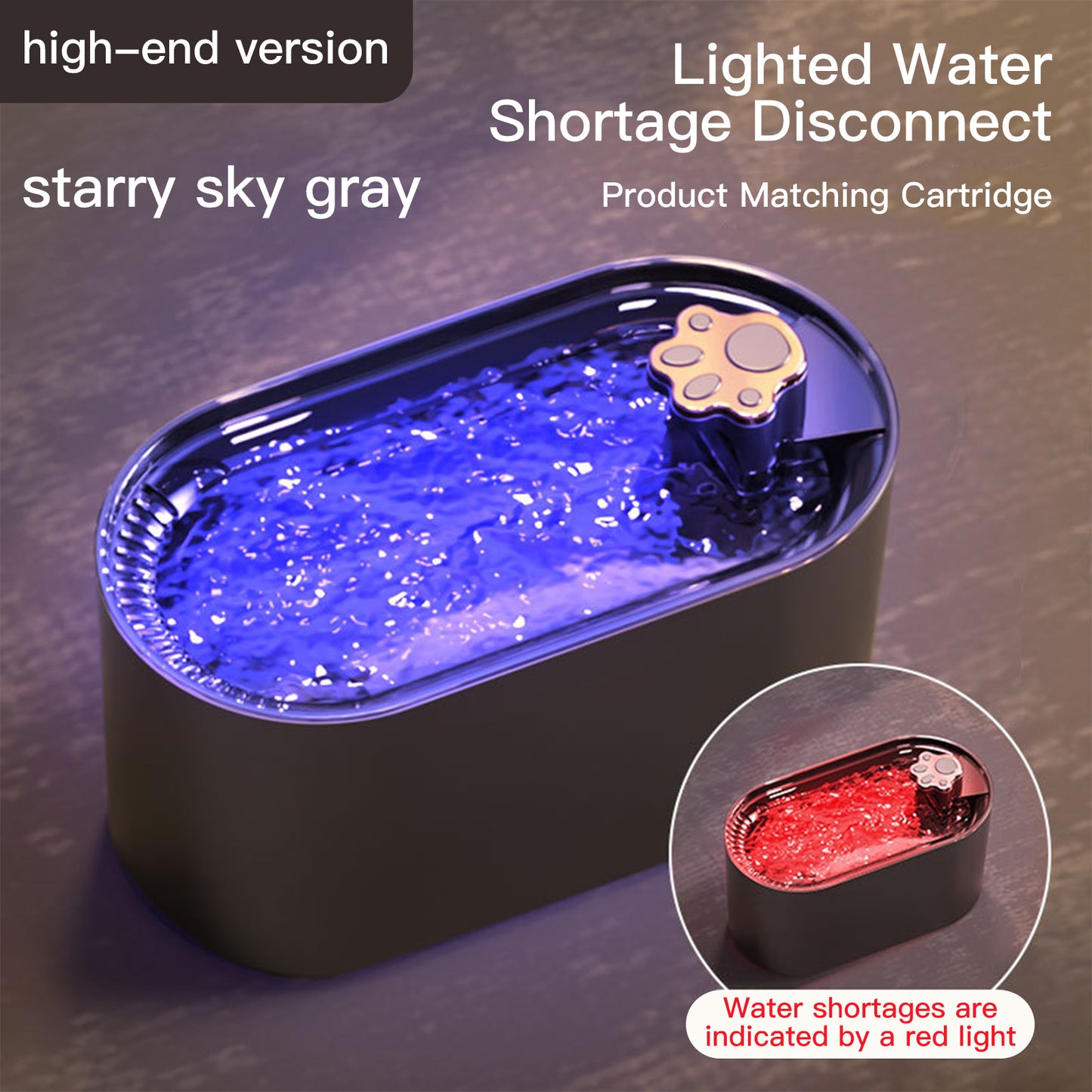 Pet's Thoughtful Drinking Companion: Intelligent Filtering Silent Drinking Fountain