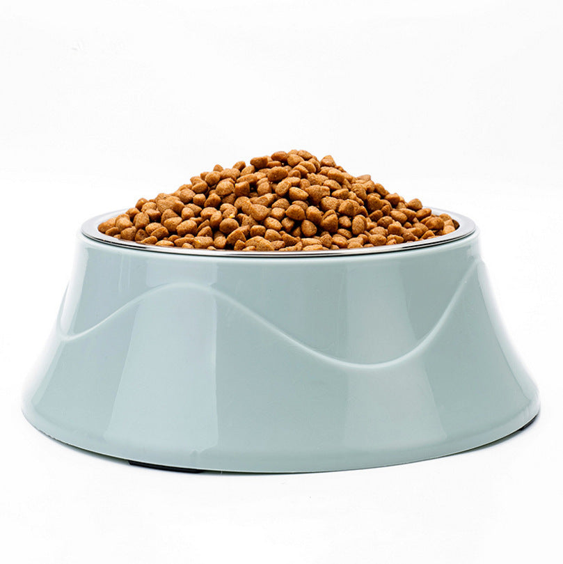 Good thing for cute pets! Stainless steel dog bowl, ideal food bowl for large dogs, environmentally friendly and non-slip