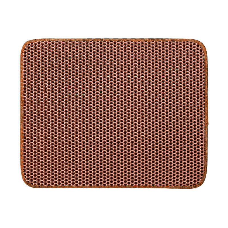 Comfortable Small World for Cats: Rectangular Litter Box Mat