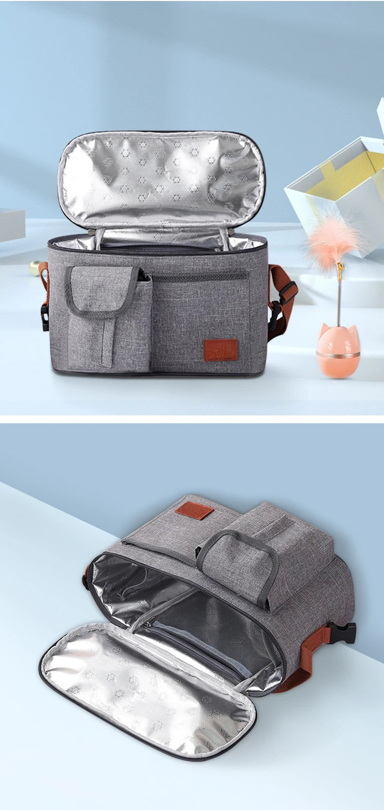 Stroller Organizer for Dog - Nappy Bag Hook, Hanging for Pram Cart & Pet Accessories