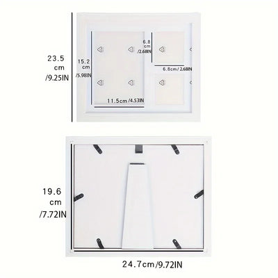Premium Pet Pawprint Keepsake Kit & Picture Frame - For Dogs and Cats. Wooden Photo Frame with Clay Mold & Bonus Stencil