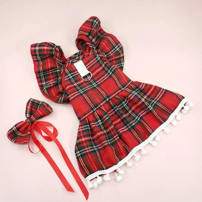 Christmas Dog Strap Skirt: Festive Style for Small Pets 🐾🎄