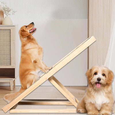 Revolutionize Your Pet’s Mobility with Our Innovative Wooden Dog Carpet Ladder! 🐕🪜