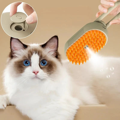 Unleashing the Magic of the 3-in-1 Pet Steam Brush