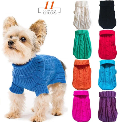 Wrap Your Pups in Warmth and Style with Our Knitted Dog Winter Clothes! 🧶🐕