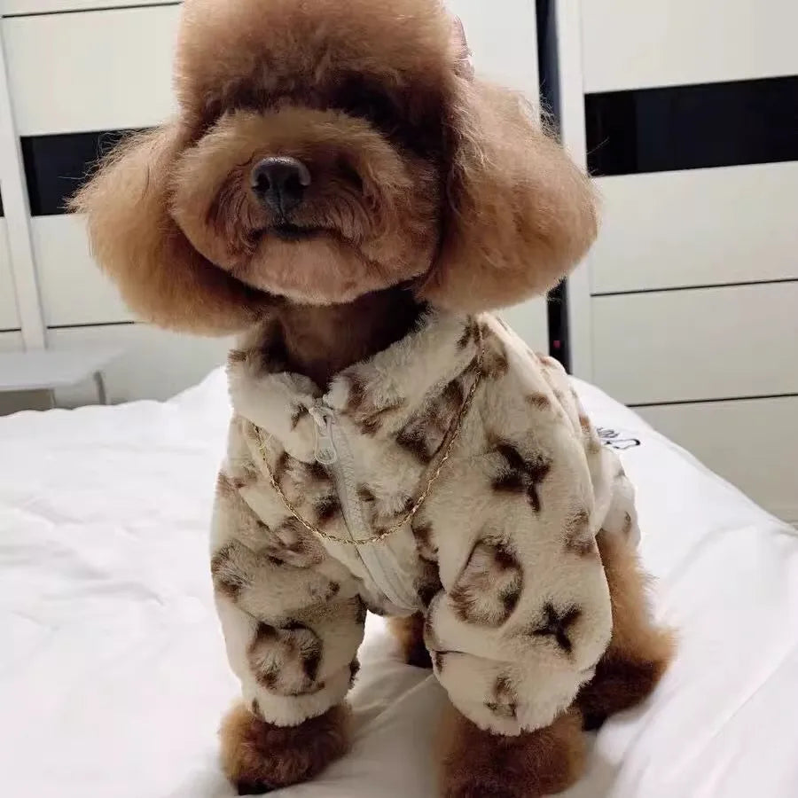 Smoked Fur Coat for Dogs & Cats: Warmth for Autumn & Winter 🐾❄️