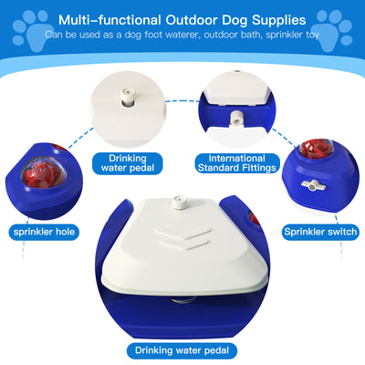 Practical Goodies for Pet Lovers: Automatic Drinking Water Feeder & Outdoor Spray Bathing Set