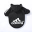 XS-5XL Adidog Pet Dog Clothes for Small Medium Big Large Dogs Cotton Hooded Sweatshirt Hot Selling Warm Two-Legged Pets Jacket