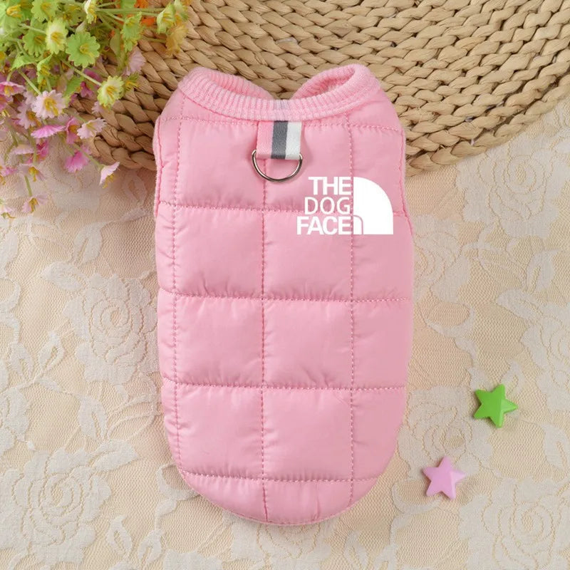 Pet Dogs Clothes Winter Cotton Dogs Vest Coats Plus Warm For Small Medium Dog