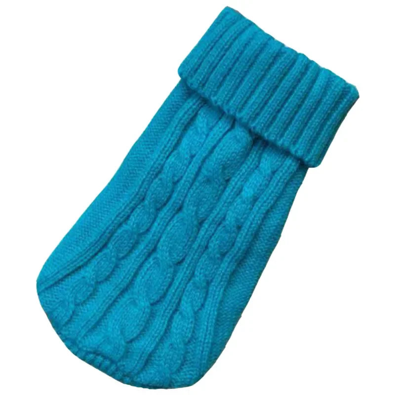 Dog Winter Clothes Knitted Pet Clothes For Small Medium Dogs