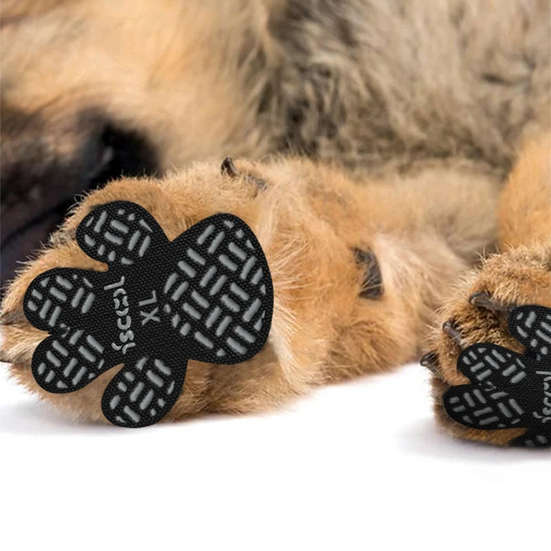 4 piece dog traction pads with non-slip paw grips Stronger Adhesive Dog Paw Protection Stickers for Hard Floors or Injuries