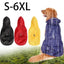 Dog Raincoat 4 Colors S-6XL Big Dog Small Dog Can Be Worn Waterproof Material Lightweight Action Convenient Pet Outdoor Raincoat