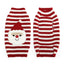 Dog Sweater Christmas Winter Warm Dog Clothes Xmas Outfit for Dogs Puppy Coat Dog Costume Chihuahua Striped Dog Knitted Sweater