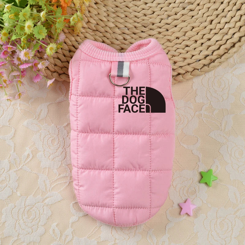 Pet Dogs Clothes Winter Cotton Dogs Vest Coats Plus Warm For Small Medium Dog