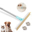 Pet Hair Remover Carpet Rake Adjustable Long Handle Cat Dog Hair Broom Carpet Scraper and Brush Reusable Fur Lint Remover