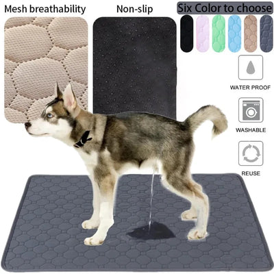 Pet Essentials: Reusable Dog Pee Pad Blanket - Absorbent, Washable Diaper for Puppy Training and Pet Bed, Urine Mat for Pet Car Seat Cover