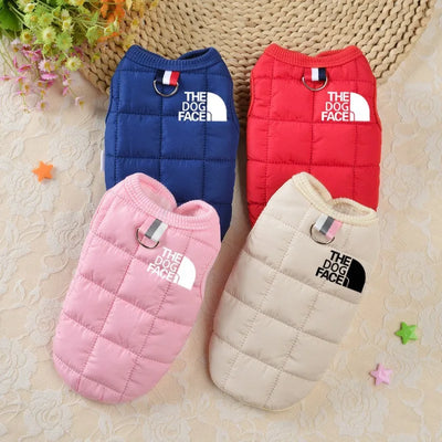 Pet Dogs Clothes Winter Cotton Dogs Vest Coats Plus Warm For Small Medium Dog