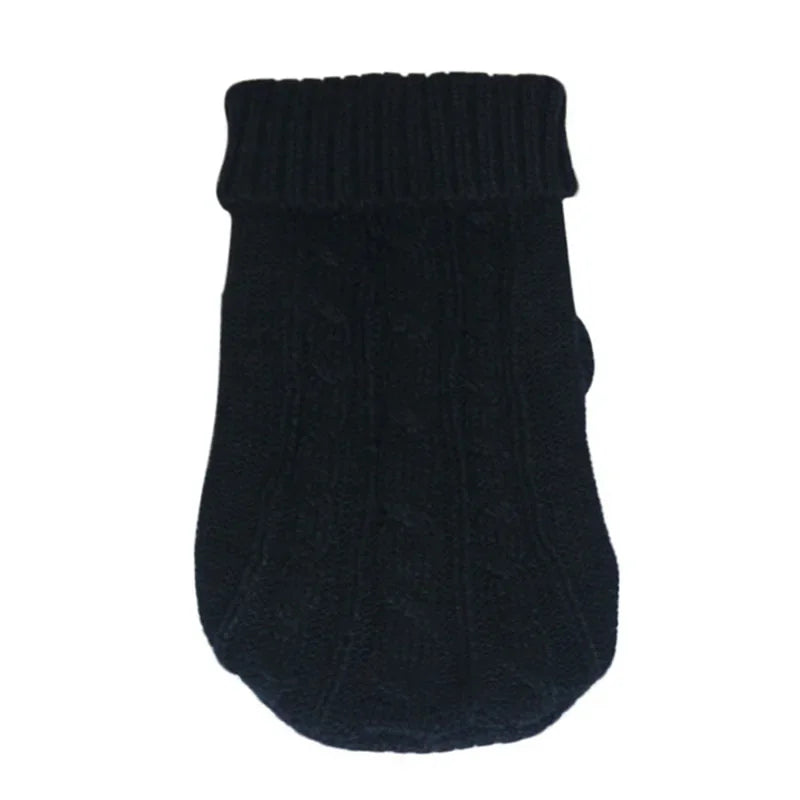 Dog Winter Clothes Knitted Pet Clothes For Small Medium Dogs