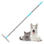 Pet Hair Remover Carpet Rake Adjustable Long Handle Cat Dog Hair Broom Carpet Scraper and Brush Reusable Fur Lint Remover