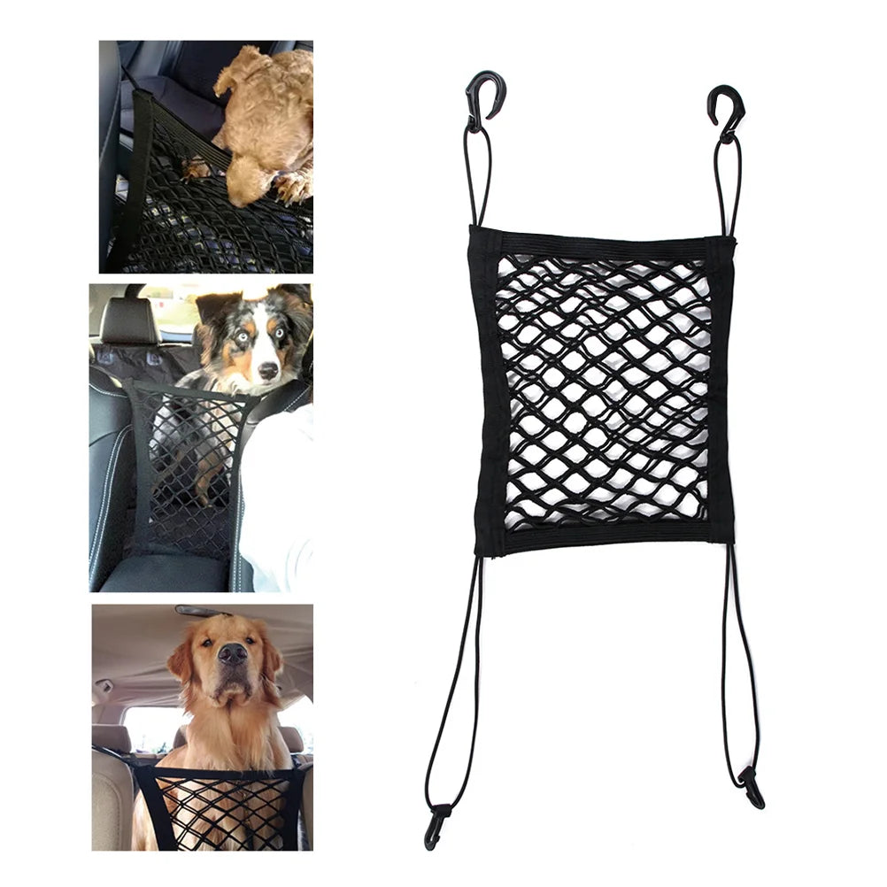 Portable Black Pet Safety Net:Vehicular Isolation for Pet Dogs in the Car