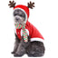 Dog Christmas Clothes Winter Warm Pet Clothes for Small Medium Dogs Elk Santa Claus Dog Cats Coat Hoodies Christmas Dogs Costume